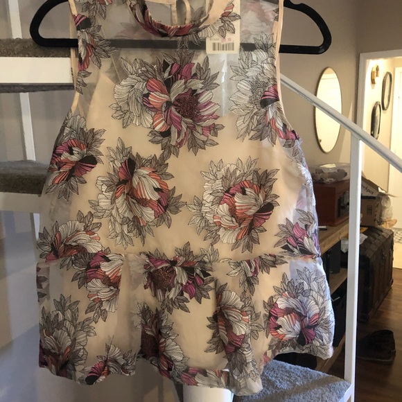 NWT Anthropologie Moulinette Sours Terrace Swing Tank - Picture 7 of 8